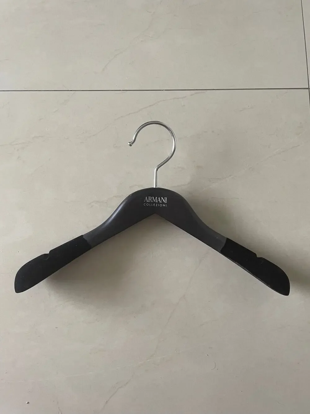 Armani Collezioni Wooden Velvet-Ended Suit Jacket/Coat Hanger!